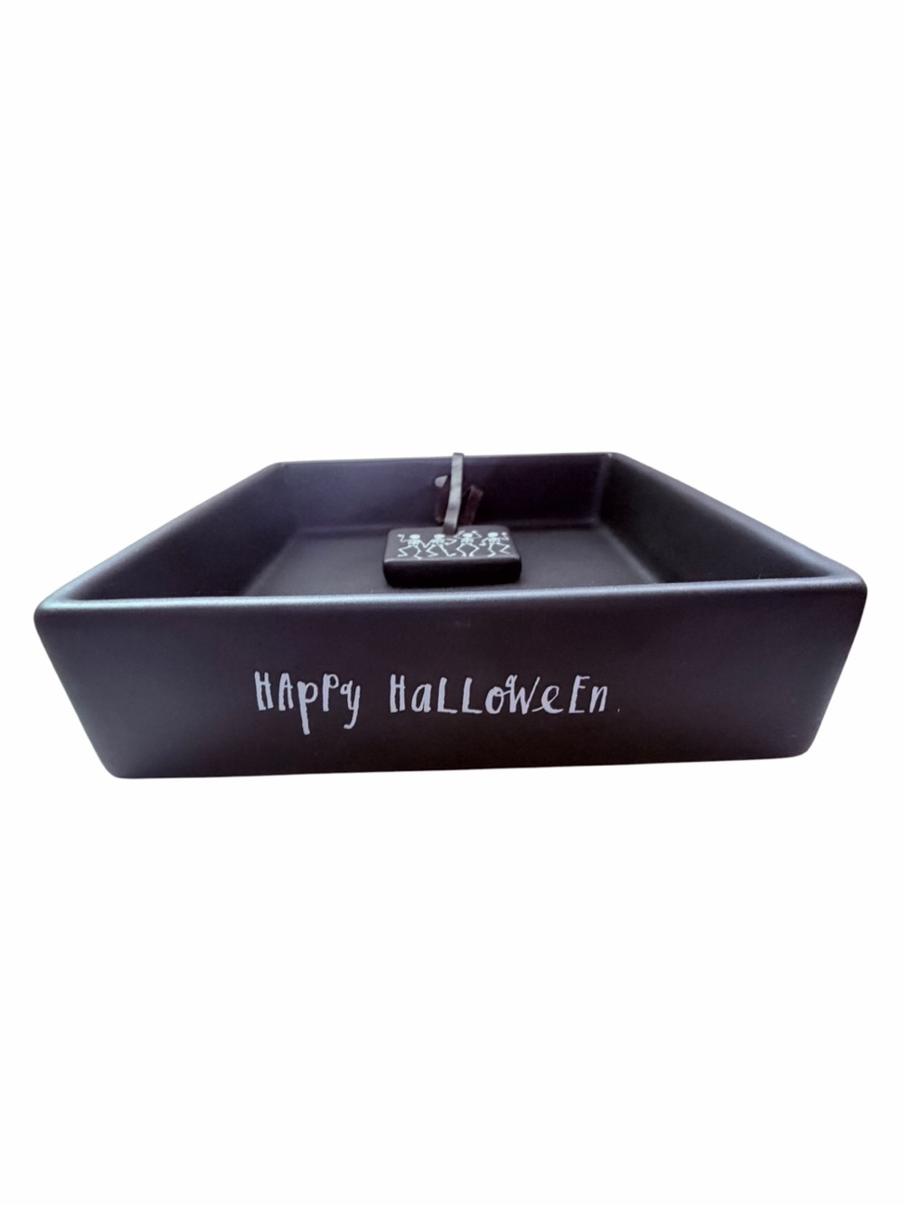 Rae Dunn Artisan Collection Halloween Skeleton Weighted Napkin Holder
